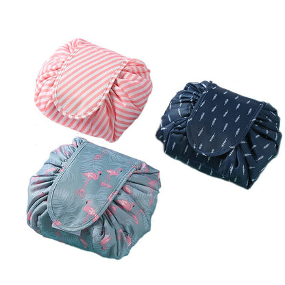 Portable Drawstring Cosmetic and Toiletry Bag – 1+1 FREE Travel Organiser