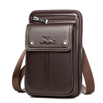 Men’s PU Leather Crossbody Bag
