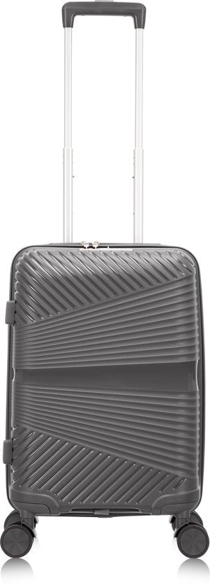 Hard-shell cabin suitcase – Verona-Gray-The Livary