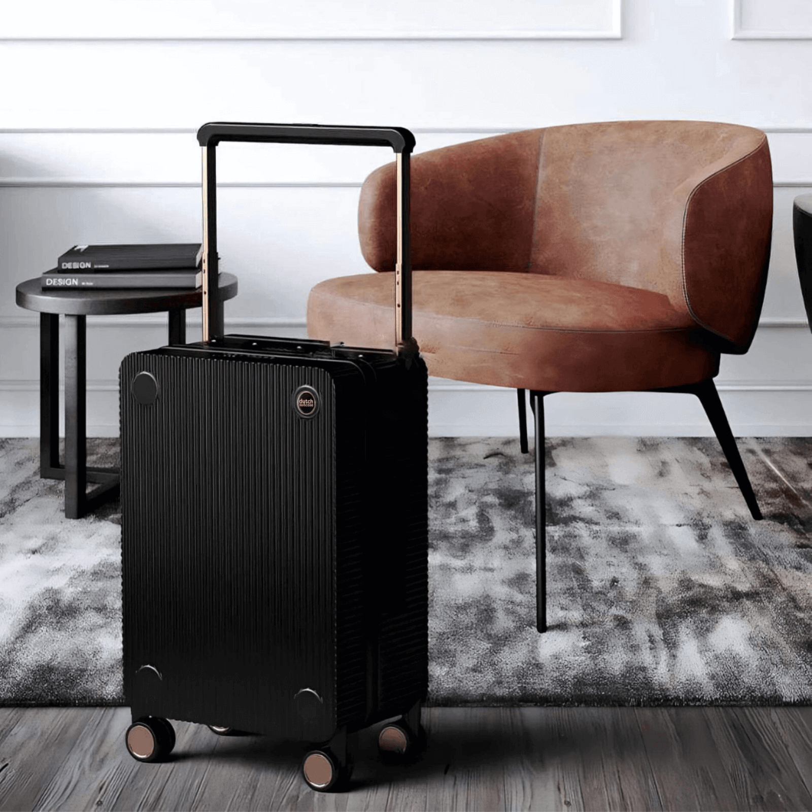 Hard-shell suitcase & set – Rotterdam Voyager-Black-Hand luggage 37L-The Livary