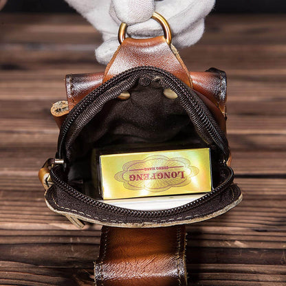 Genuine Leather Men’s Waist Pack