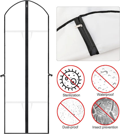 Extra-Long Dress & Gown Garment Bag – 71" Protective Covers with Handles (Buy 1, Get 1 FREE)