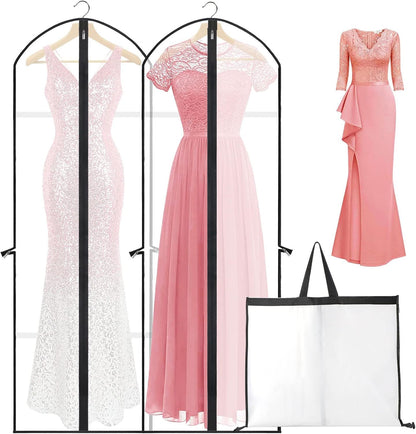 Extra-Long Dress & Gown Garment Bag – 71" Protective Covers with Handles (Buy 1, Get 1 FREE)