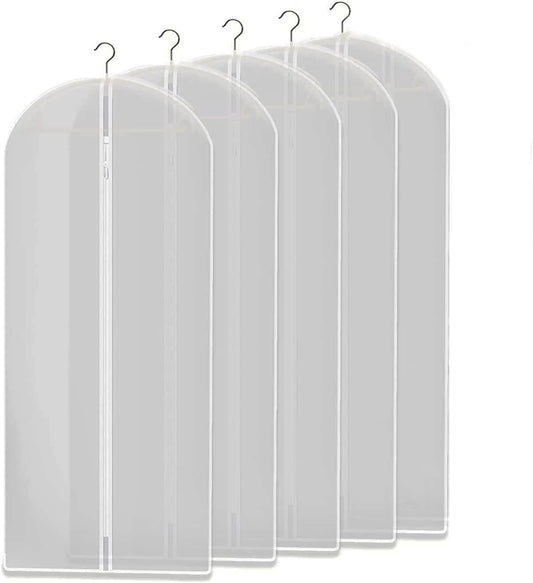 Clear Garment Storage Bags – Pack of 5 (Buy 1, Get 1 FREE)