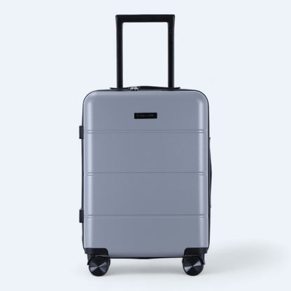 3-piece hard shell luggage set – Atlas Explorer-Black-S (38 L)-The Livary