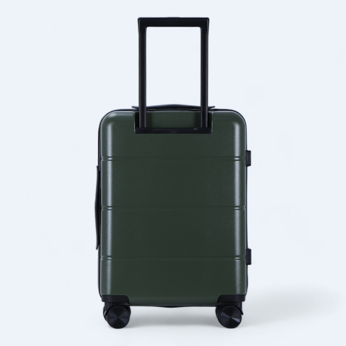 3-piece hard shell luggage set – Atlas Explorer-Black-S (38 L)-The Livary
