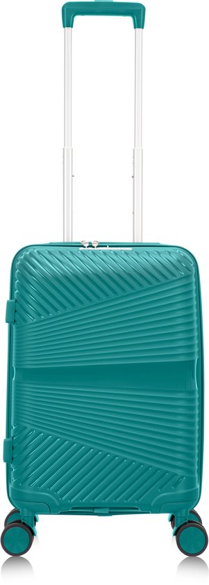 Hard-shell cabin suitcase – Verona-Turquoise-The Livary