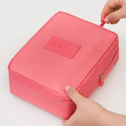 Compact Waterproof Make-Up Travel Organiser – 1+1 FREE Mini Cosmetic Storage Case