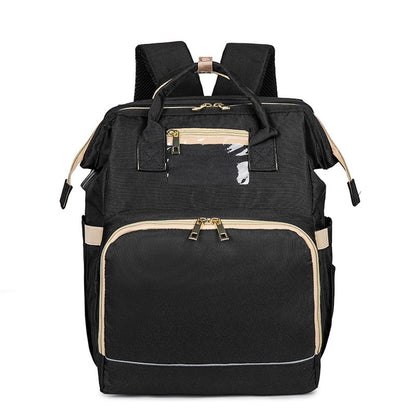 Convertible Baby Nappy Backpack with Foldable Bassinet – Waterproof Multi-Pocket Design