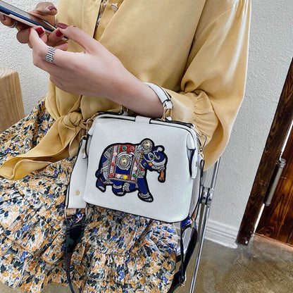Embroidered Mandala Shoulder Bag – Lightweight Multi-Use Bohemian Design