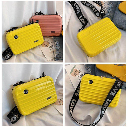 Compact Hard Shell Travel Handbag