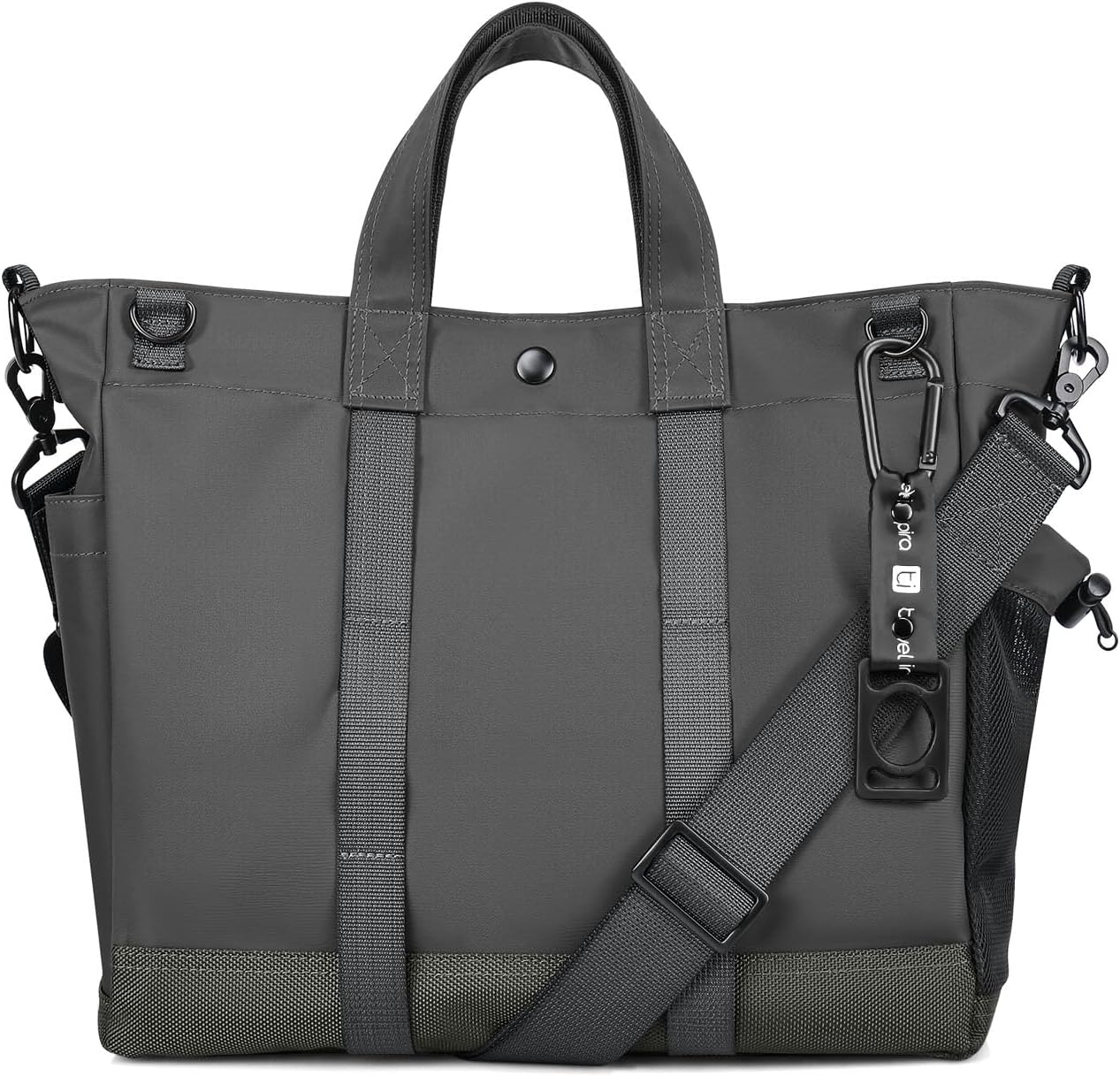 Multi-Compartment Laptop Tote Bag with Adjustable Strap – MetroCarry