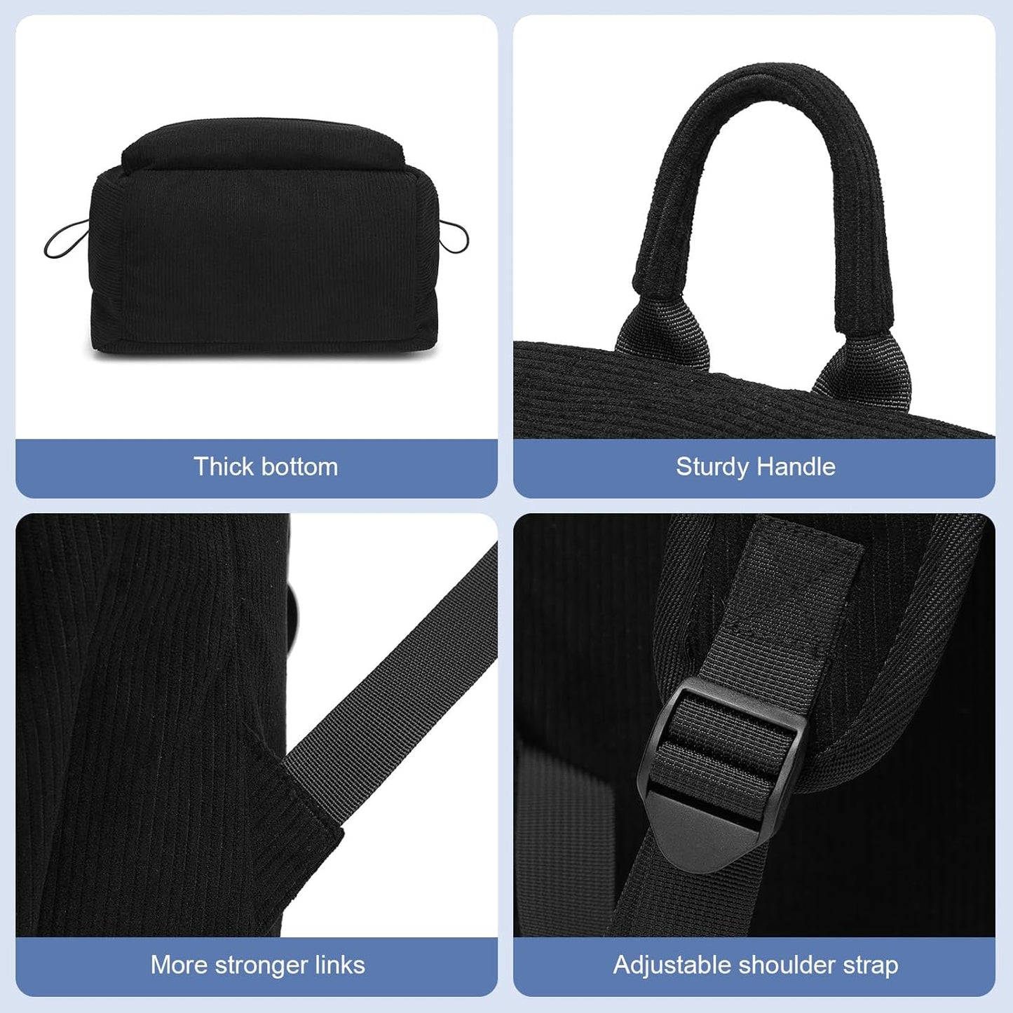 Lightweight Water-Resistant Laptop & Travel Backpack with Organised Compartments