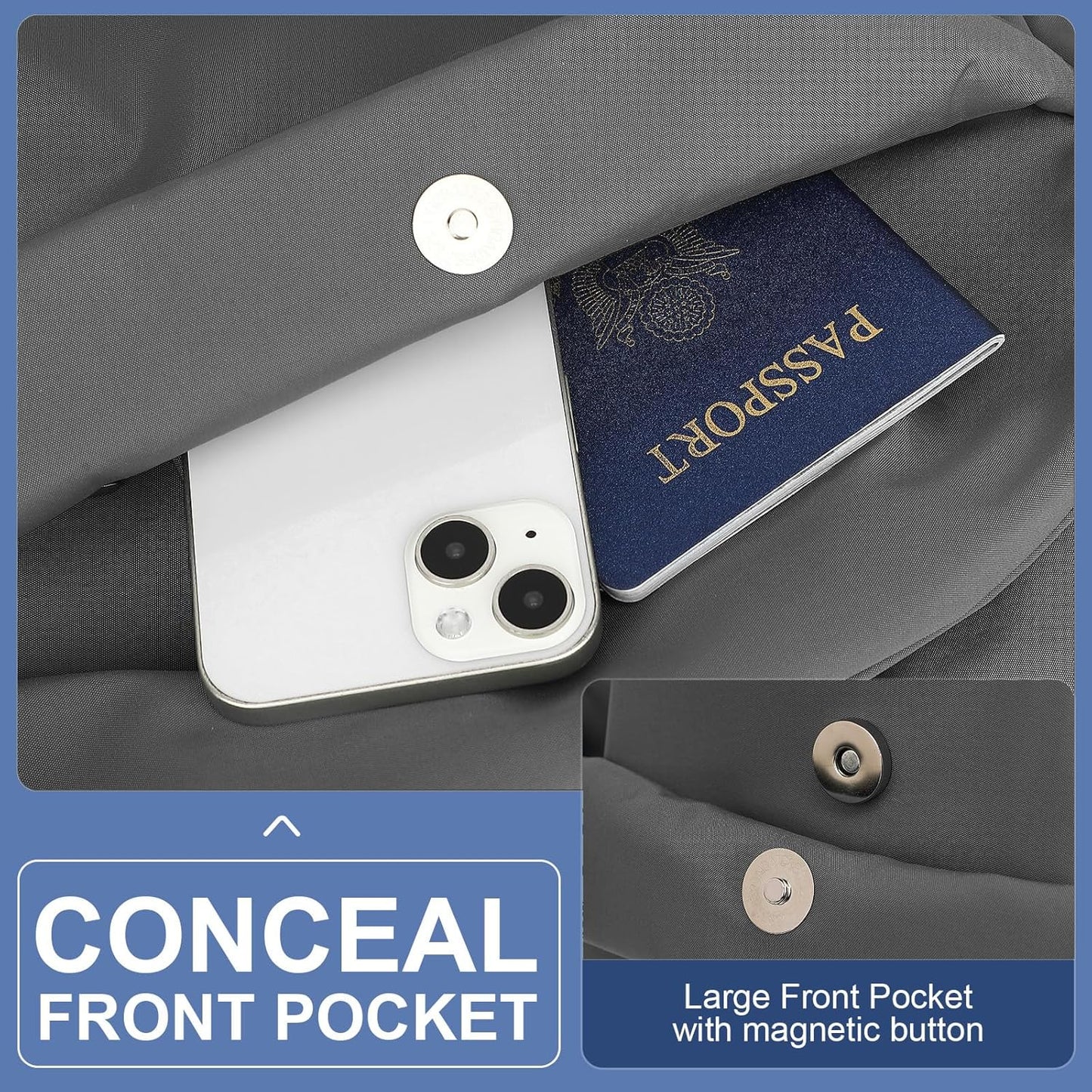 Lightweight Water-Resistant Laptop & Travel Backpack with Organised Compartments