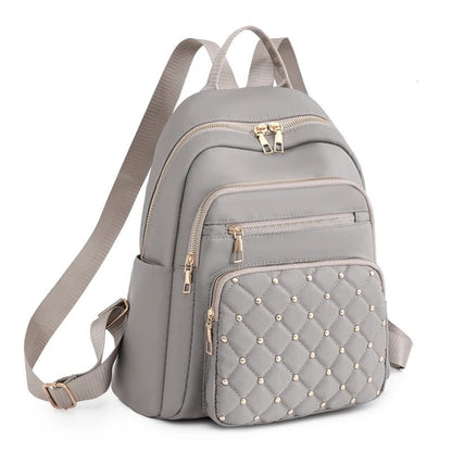 Lightweight Water-Resistant Nylon Backpack for Women – Travel & School