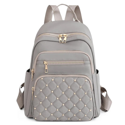 Lightweight Water-Resistant Nylon Backpack for Women – Travel & School