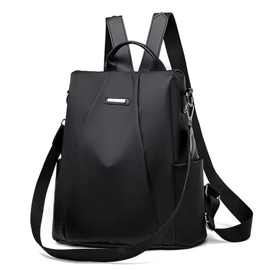 Lightweight Water-Resistant Nylon Backpack for Women – Multi-Way Carry