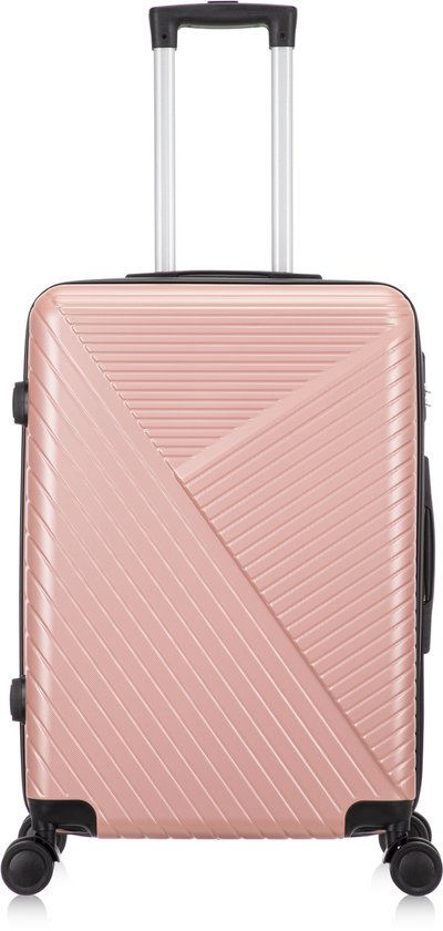 Hard-shell suitcase – Cordoba-Pink-M (63L)-The Livary