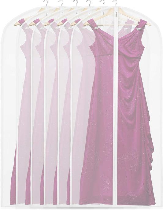 Clear Full-Length Garment Covers – 10-Pack Suit & Dress Storage Bags (Buy 1, Get 1 FREE)