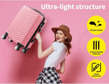Hard Shell Carry-On Luggage with Lock & Spinner Wheels – Rosemont