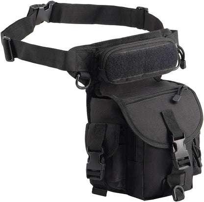 Durable Tactical Drop Leg Bag for Men – Water-Resistant Multi-Pocket Design