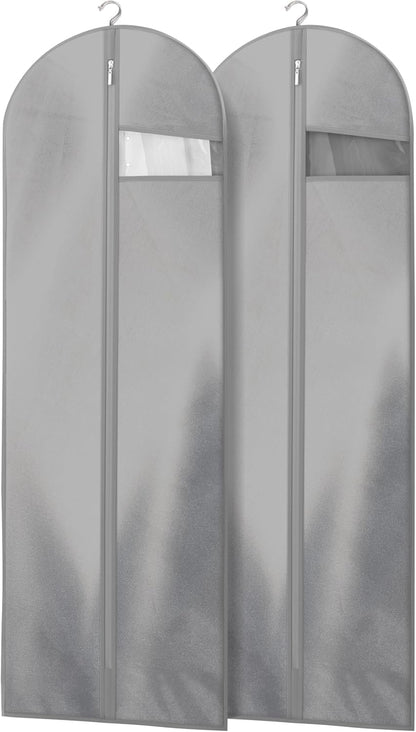 Heavy-Duty Travel Garment Bag with Clear Window & Accessory Pockets – 1+1 FREE