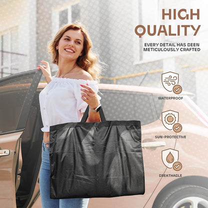Heavy-Duty Travel Garment Bag with Clear Window & Accessory Pockets – 1+1 FREE