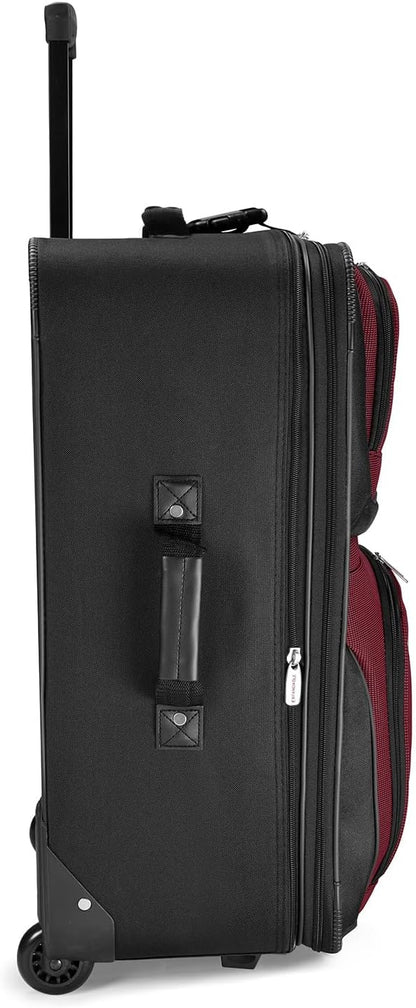 8-Piece Soft Shell Luggage Set with Packing Cubes and TSA Lock – TravelMax