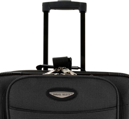 8-Piece Soft Shell Luggage Set with Packing Cubes and TSA Lock – TravelMax