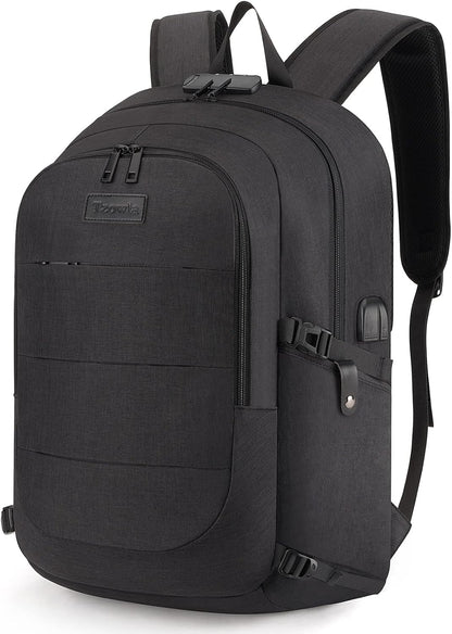Extra Large Anti-Theft Laptop & Travel Backpack with USB Port – 30–50L