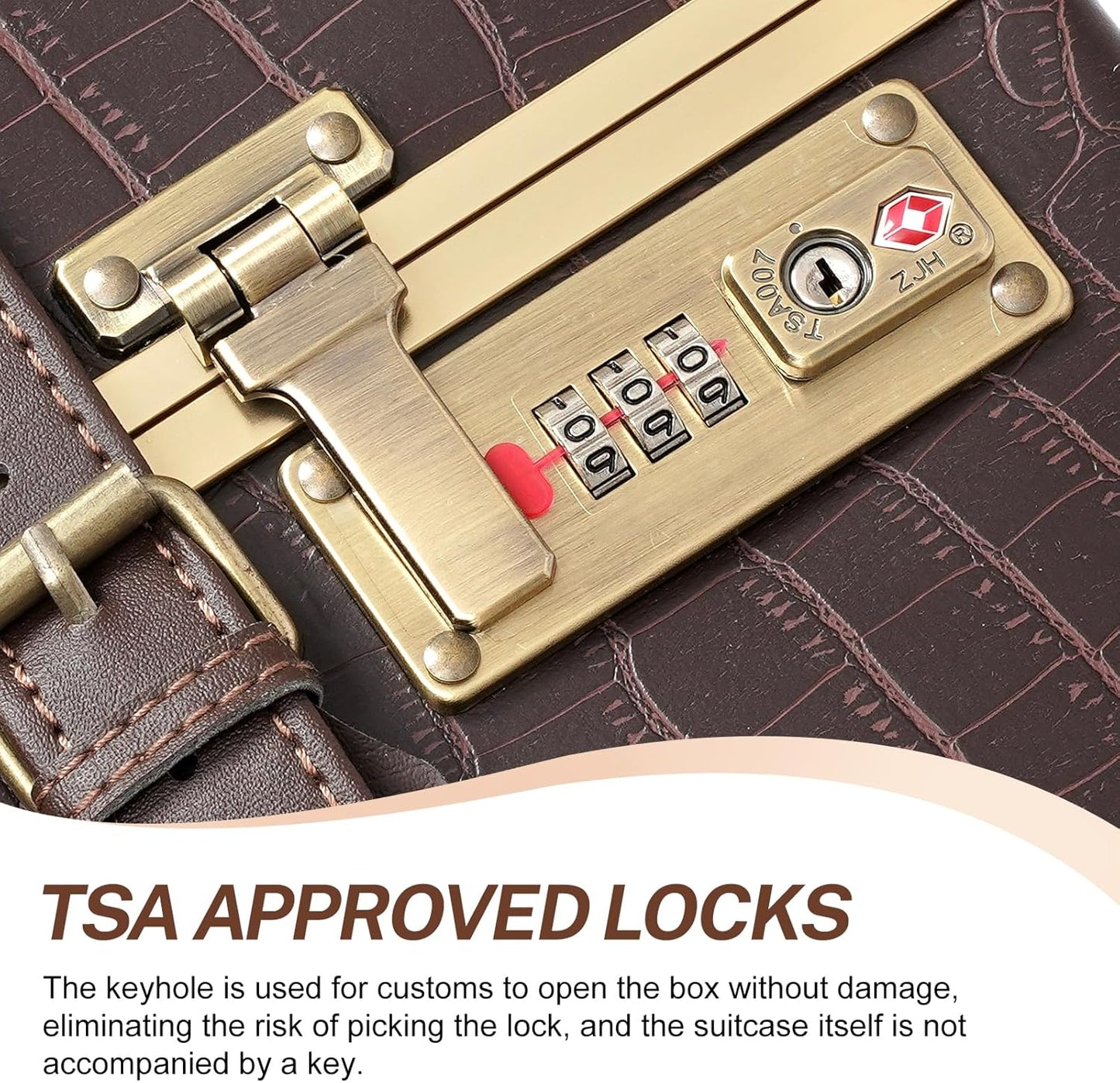 AA OUT OF STOCK 2-Piece Vintage-Inspired Luggage Set with Spinner Wheels and Protective Cover
