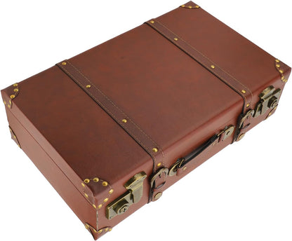 Vintage Leather Carry-On Overnight Case with Alloy Lock – Heritage Brown