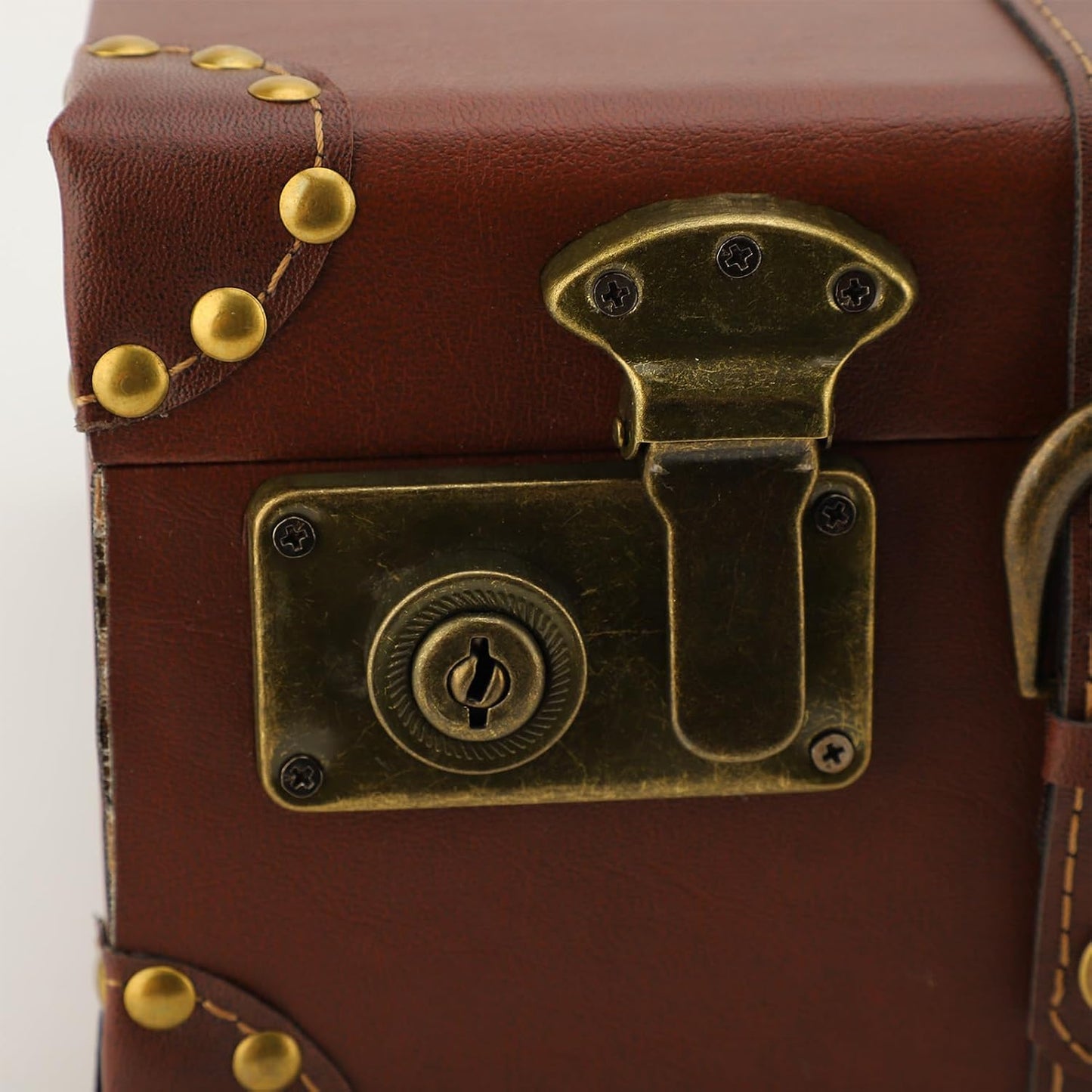 Vintage Leather Carry-On Overnight Case with Alloy Lock – Heritage Brown