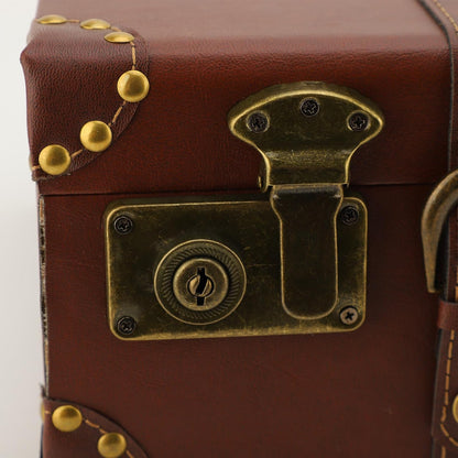 Vintage Leather Carry-On Overnight Case with Alloy Lock – Heritage Brown