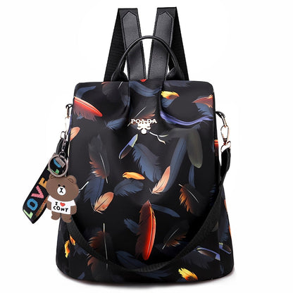 Water-Resistant Anti-Theft Backpack – Hidden Back Access & Multi-Pocket Design
