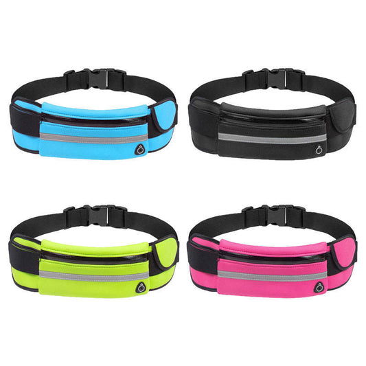 Water-Resistant Running Waist Belt – 1+1 FREE Fitness & Travel Storage Pack