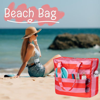 Extra Large Waterproof Beach Tote with Wet Compartment – Buy 1, Take 1 FREE