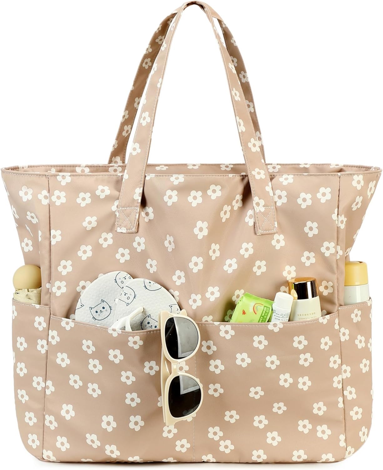 Extra Large Waterproof Beach Tote with Wet Compartment – Buy 1, Take 1 FREE