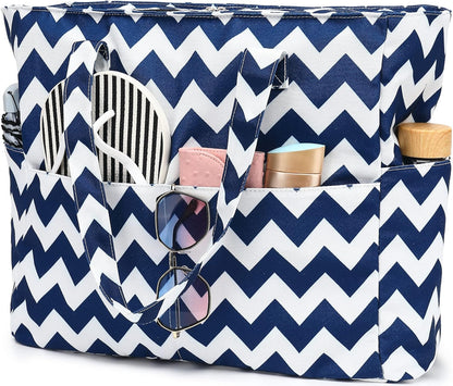 Extra Large Waterproof Beach Tote with Wet Compartment – Buy 1, Take 1 FREE