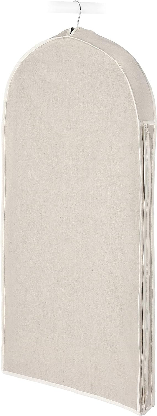 Linen Dust-Proof Garment Cover – Zipped Suit Protector (Buy 1, Take 1 FREE)