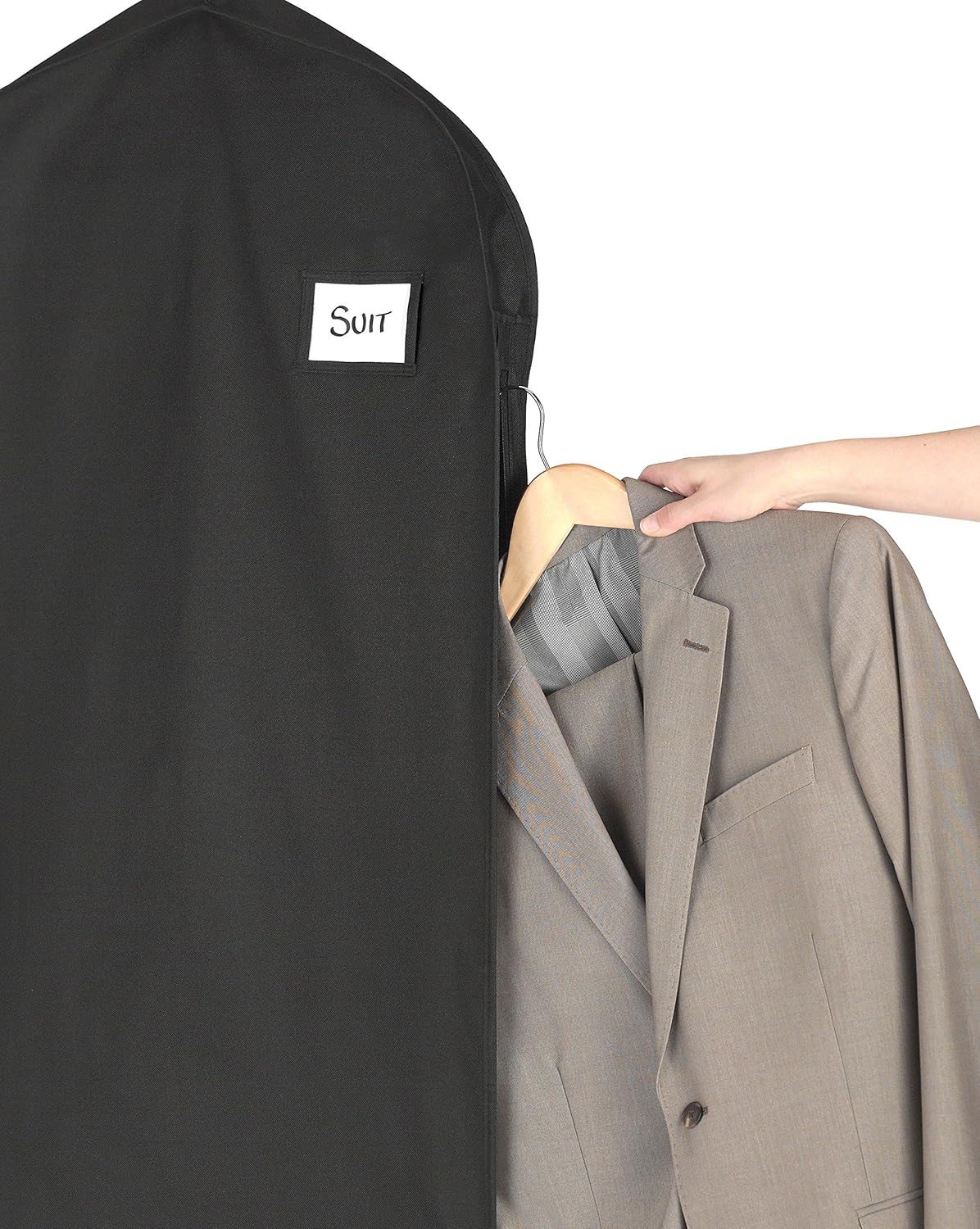 Water-Repellent Zippered Garment Bag with Accessory Pocket – Buy 1, Take 1 FREE