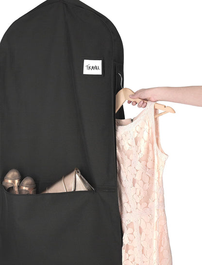Water-Repellent Zippered Garment Bag with Accessory Pocket – Buy 1, Take 1 FREE