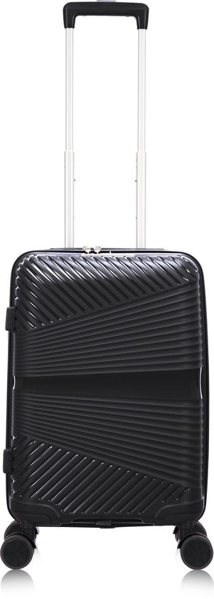 Hard-shell cabin suitcase – Verona-Black-The Livary