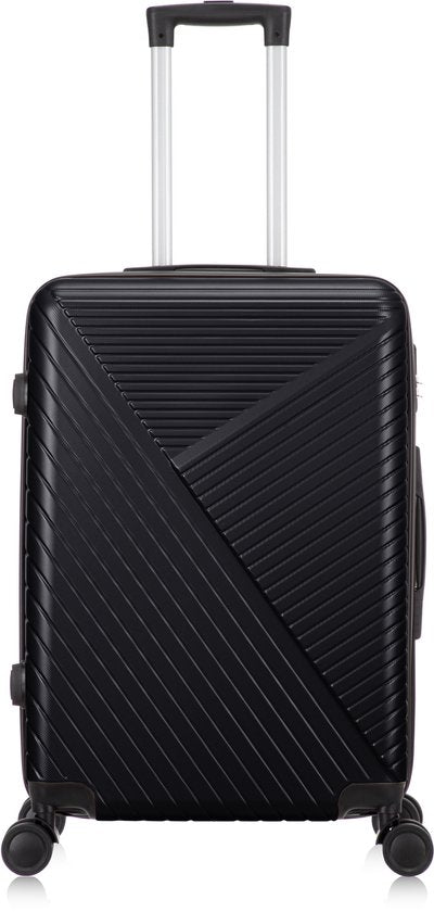Hard-shell suitcase – Cordoba-Black-M (63L)-The Livary